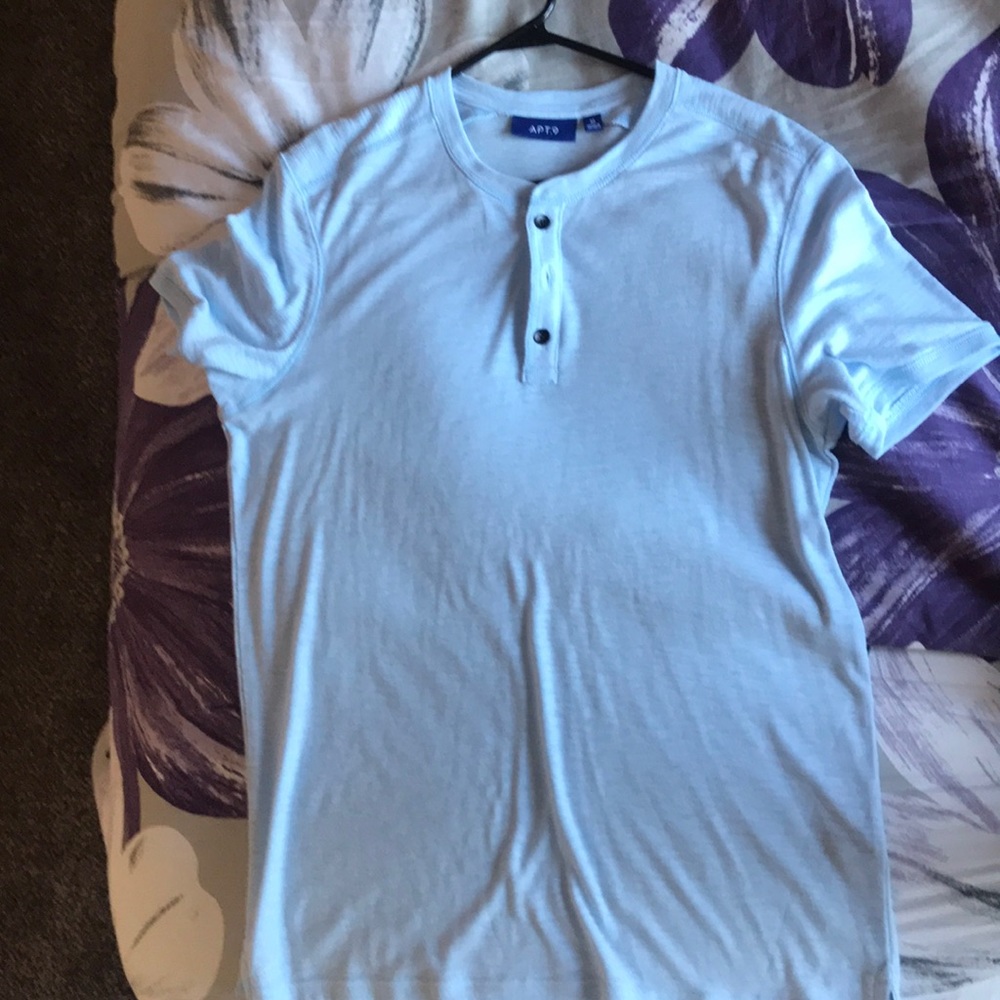 Men light blue shirt
